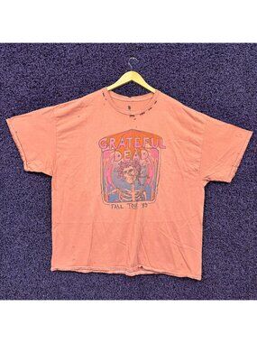 Grateful Dead Big Bertha Fall Tour Distressed T-Shirt Size XXL